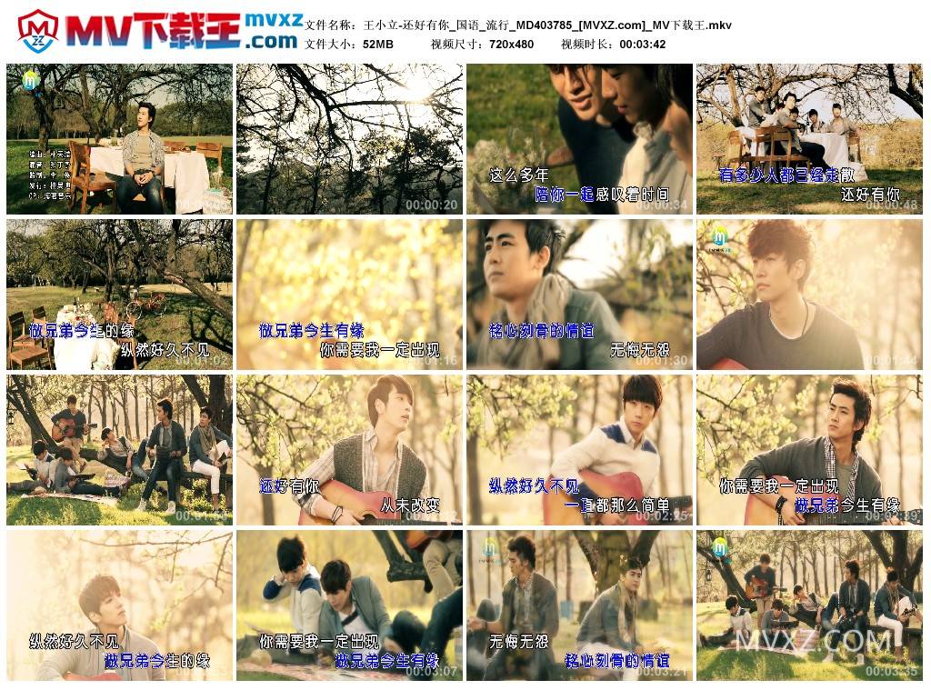 王小立-还好有你_国语_流行_MD403785